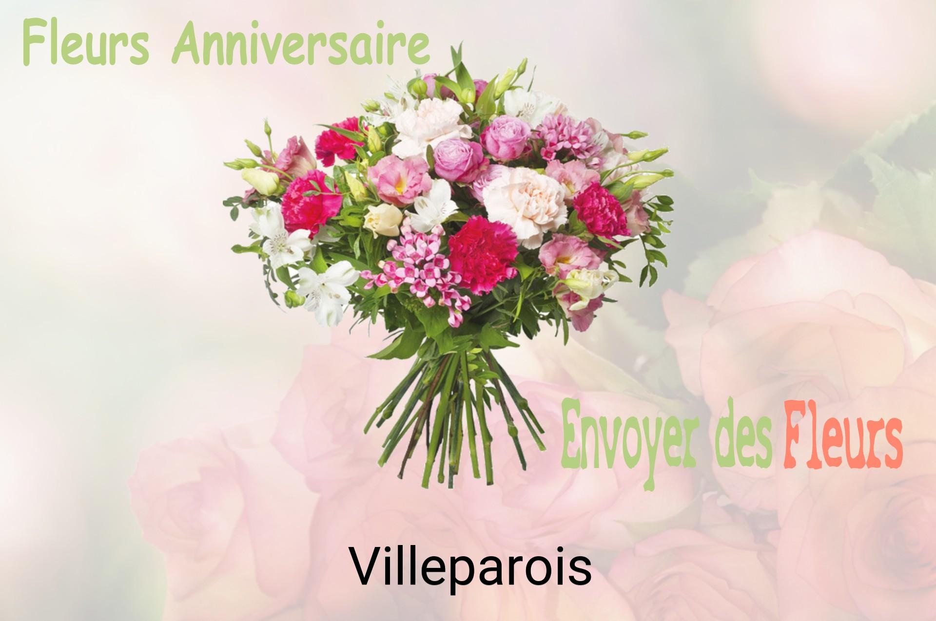 Bouquet de fleurs d’anniversaire livré à Villeparois
