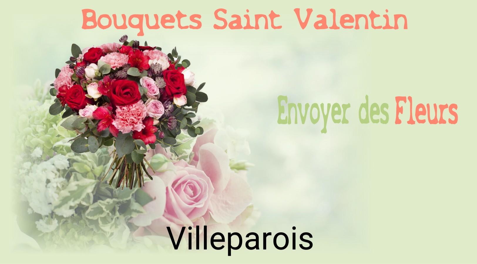 Roses de Saint-Valentin livrées à Villeparois